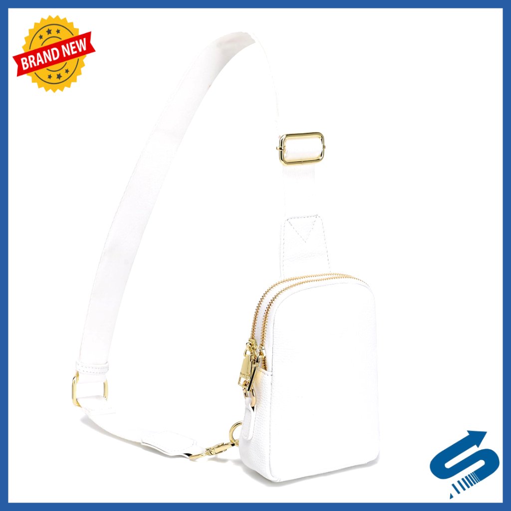 Leather Small Sling Bag Crossbody Travel Purse Anti-Theft Women